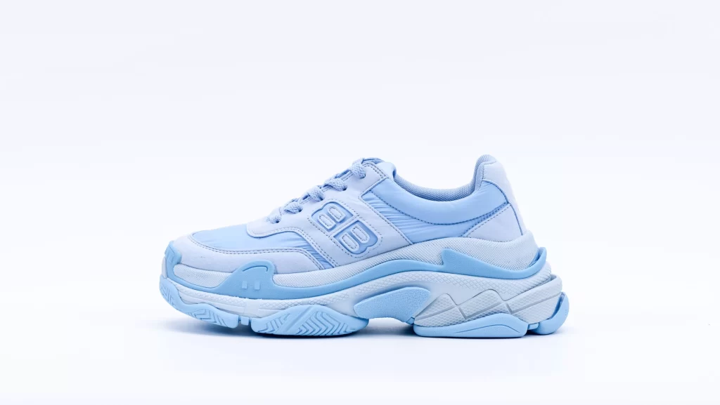 Balenciaga Triple s Nylon Blue Replica