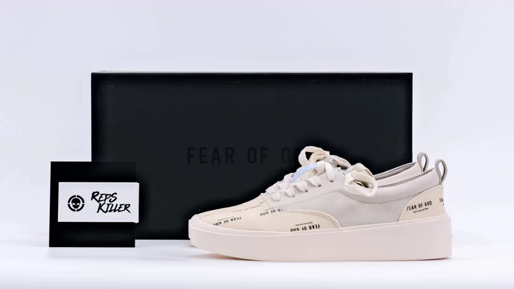 Fear of God 101 Lace up White Print Replica