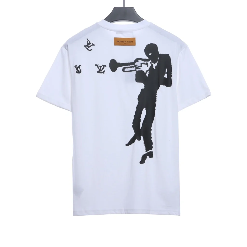 Jazz trumpet print T-shirts