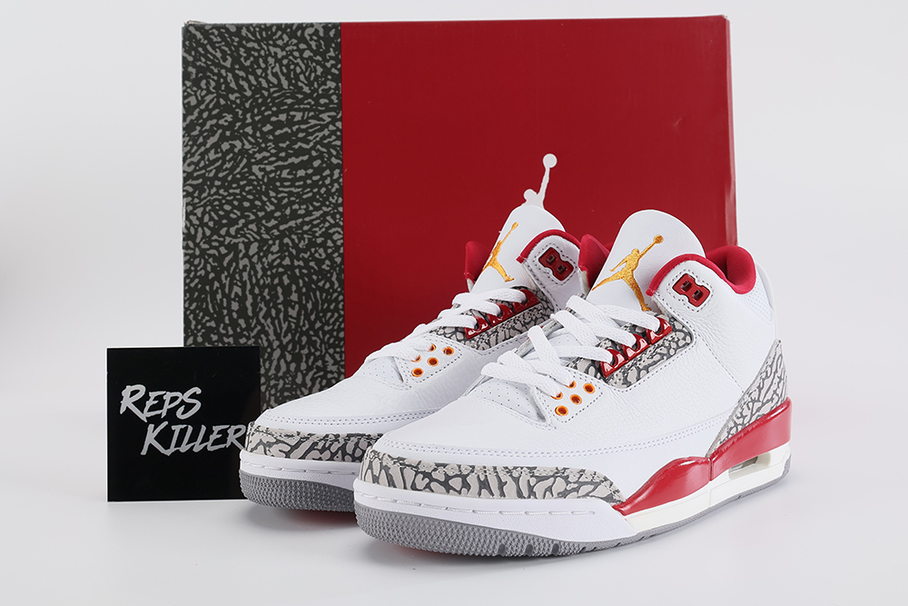 Air Jordan 3 Retro 'Cardinal Red' Replica