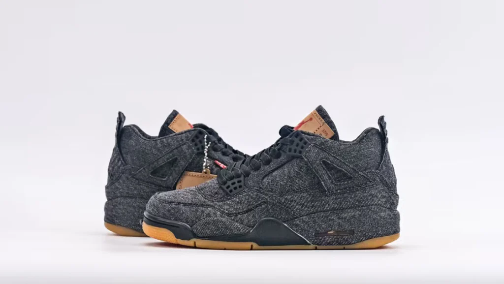 Air Jordan 4 Levi's Balck Replica