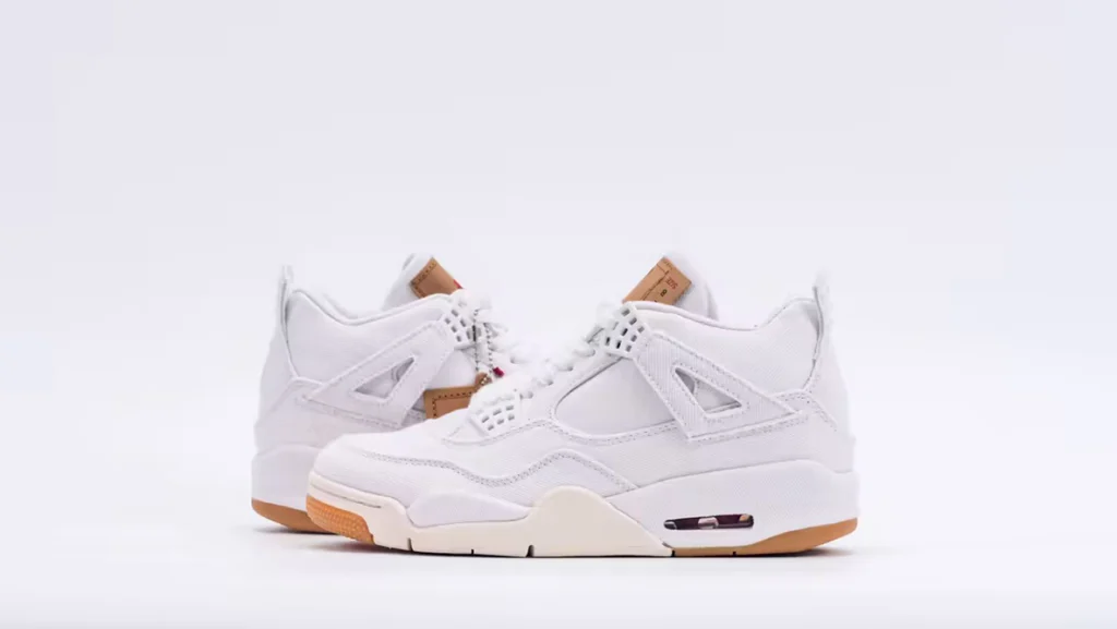 Air Jordan 4 Levi's White Replica