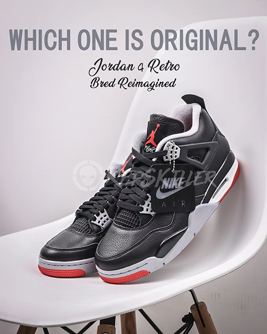 Air Jordan 4 Retro 'Bred Reimagined' Replica