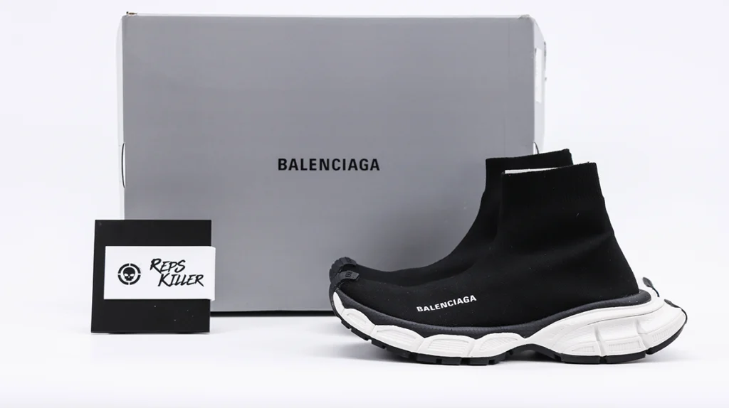 Balenciaga 3XL Sock Runner "Black White" Replica