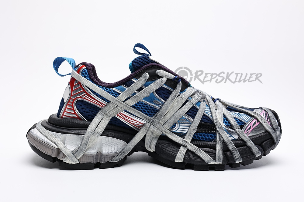 Balenciaga 3XL lace-up Sneakers Blue Replica