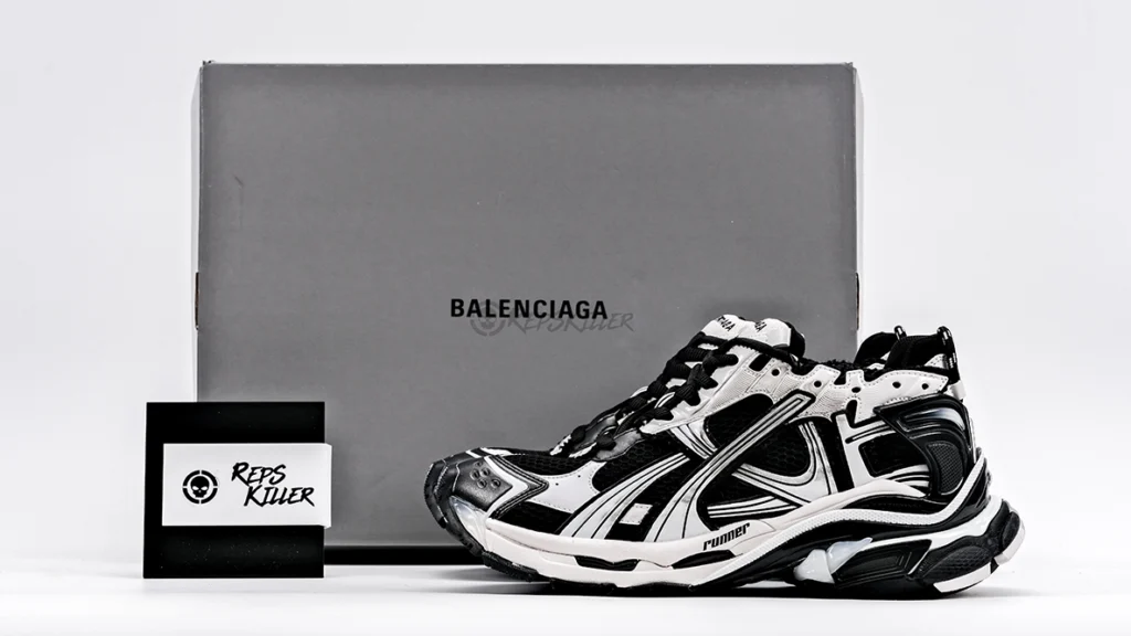 Balenciaga Runner Nylon "Black White" Replica