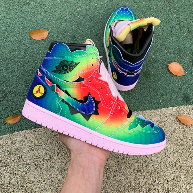 J. Balvin x Air Jordan 1 Retro OG High 'Colores Y Vibras' Replica