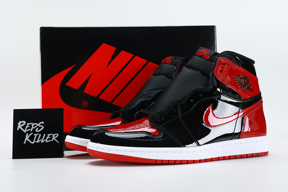 Air Jordan 1 Retro High OG 'Patent Bred' replica