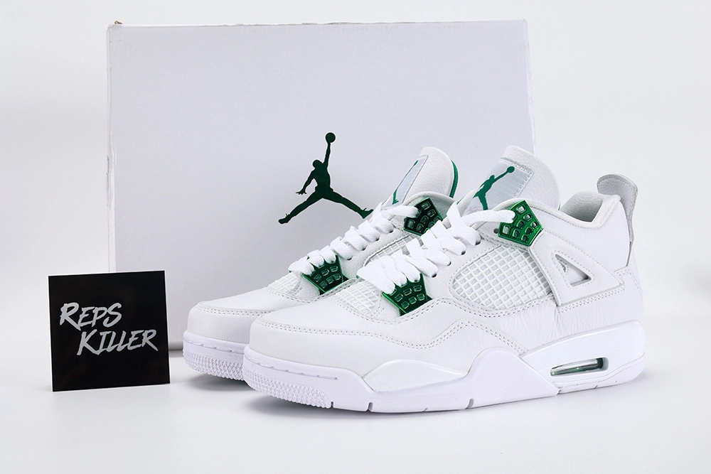 Air Jordan 4 Retro Green Metallic replica