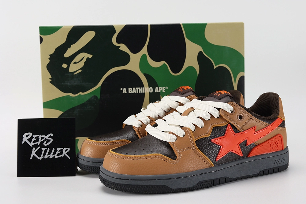 bape-sk8-sta-'black-orange'-replica