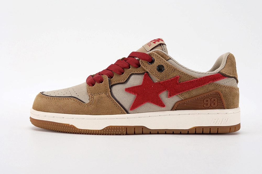 bape-sk8-sta-low-'wheat red'-replica