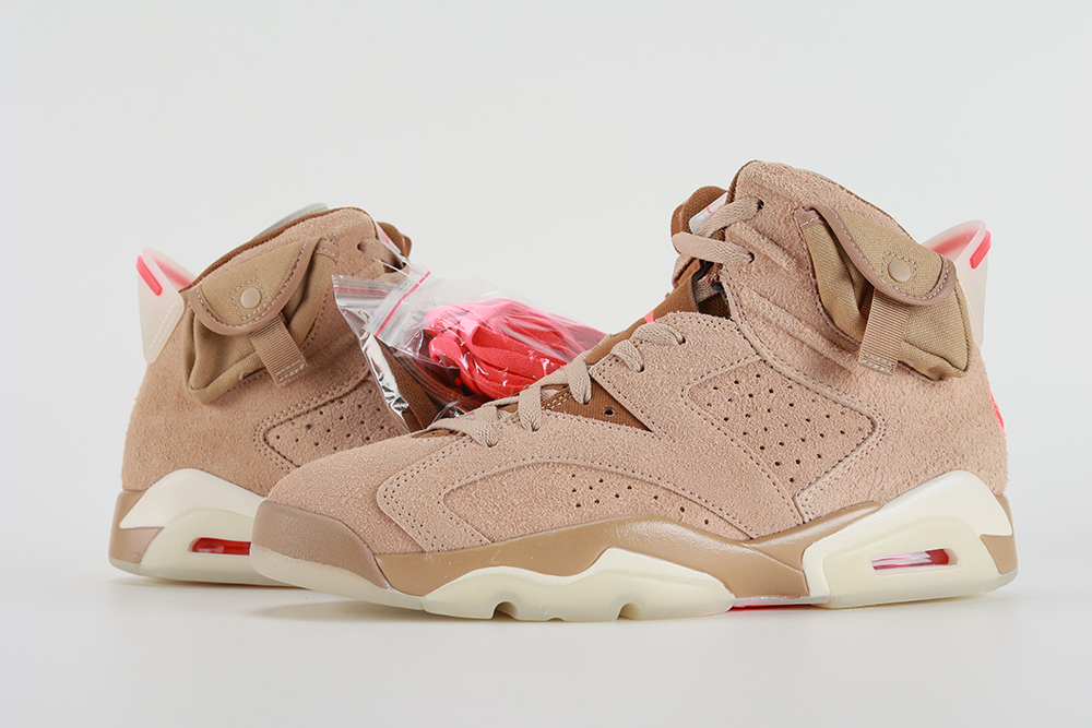 Travis Scott x Air Jordan 6 Retro 'British Khaki' Replica