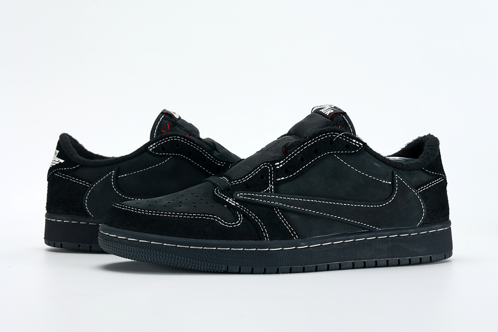 Travis Scott x Air Jordan 1 Low OG SP 'Black Phantom' replica